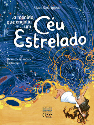 cover image of A menina que engoliu um céu estrelado